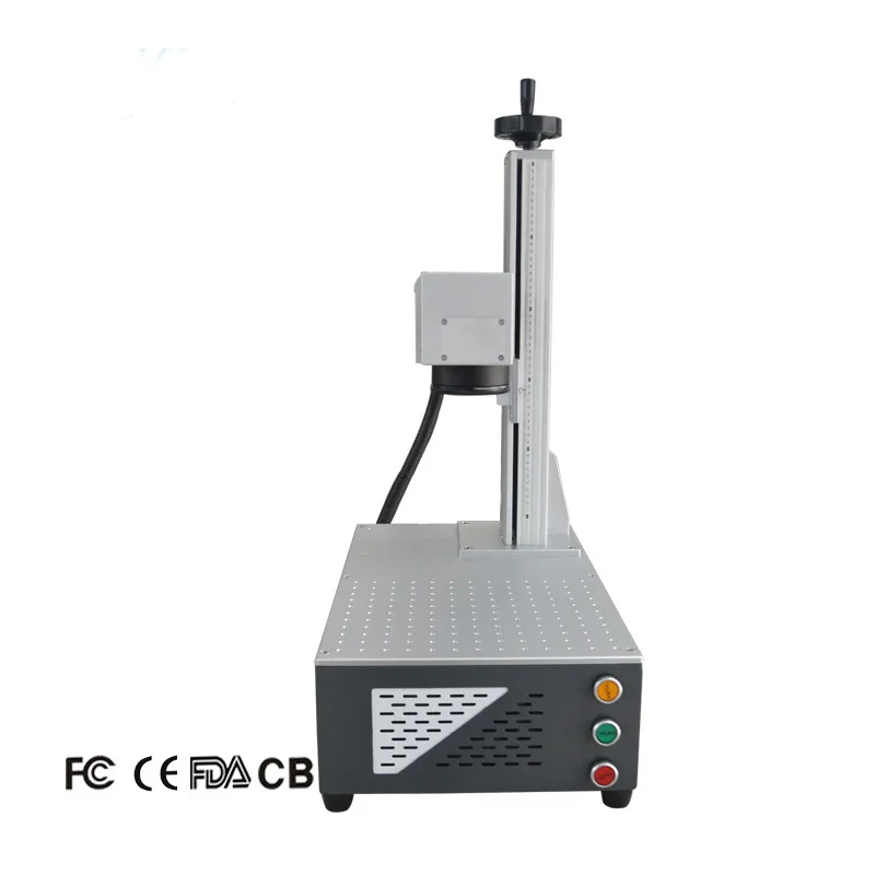 Небольшой шкаф волоконно лазерная маркировочная машина для электрического