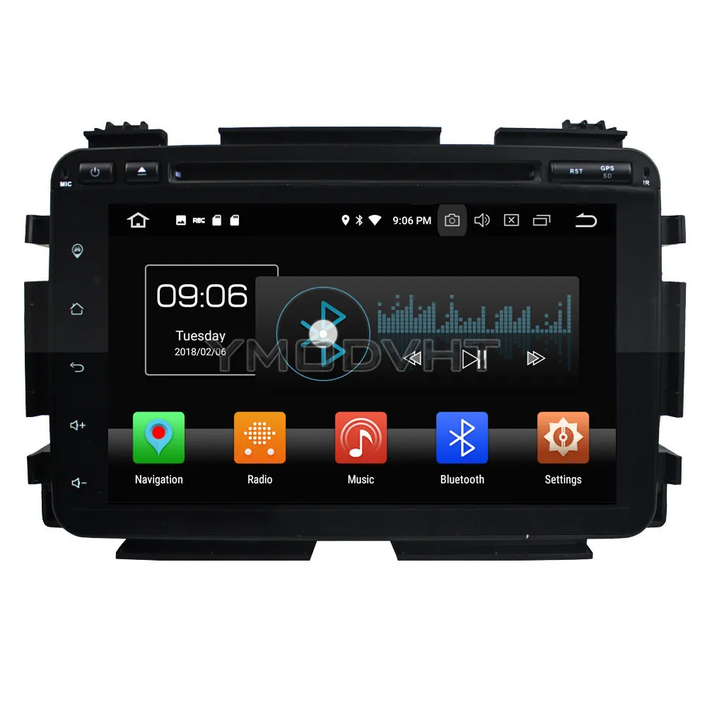 YMODVHT 8 дюймов Android 0 Восьмиядерный PX5 4 Гб ОЗУ 32 ПЗУ автомобильный DVD плеер Радио