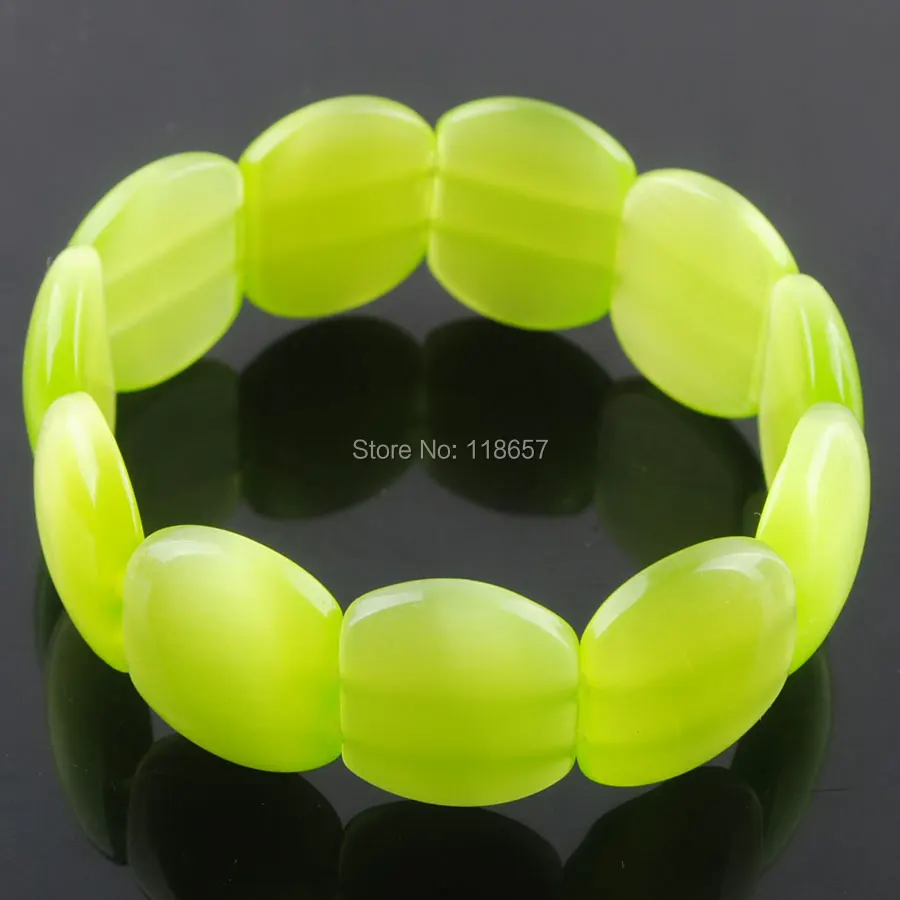 YOWOST Новый Модные украшения оливково-зеленый опал драгоценного камня 20x16x6 мм