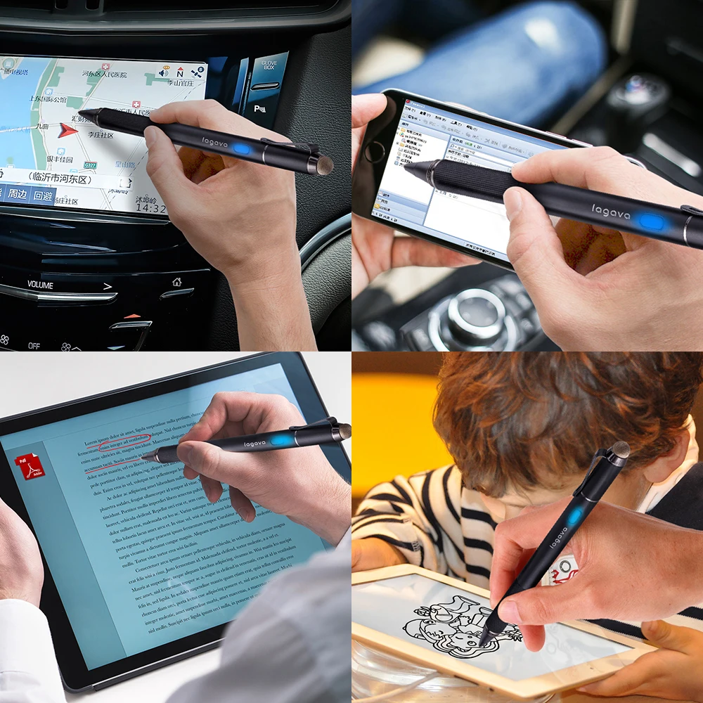 Универсальный металлический активный стилус карандаш сенсорный перо для