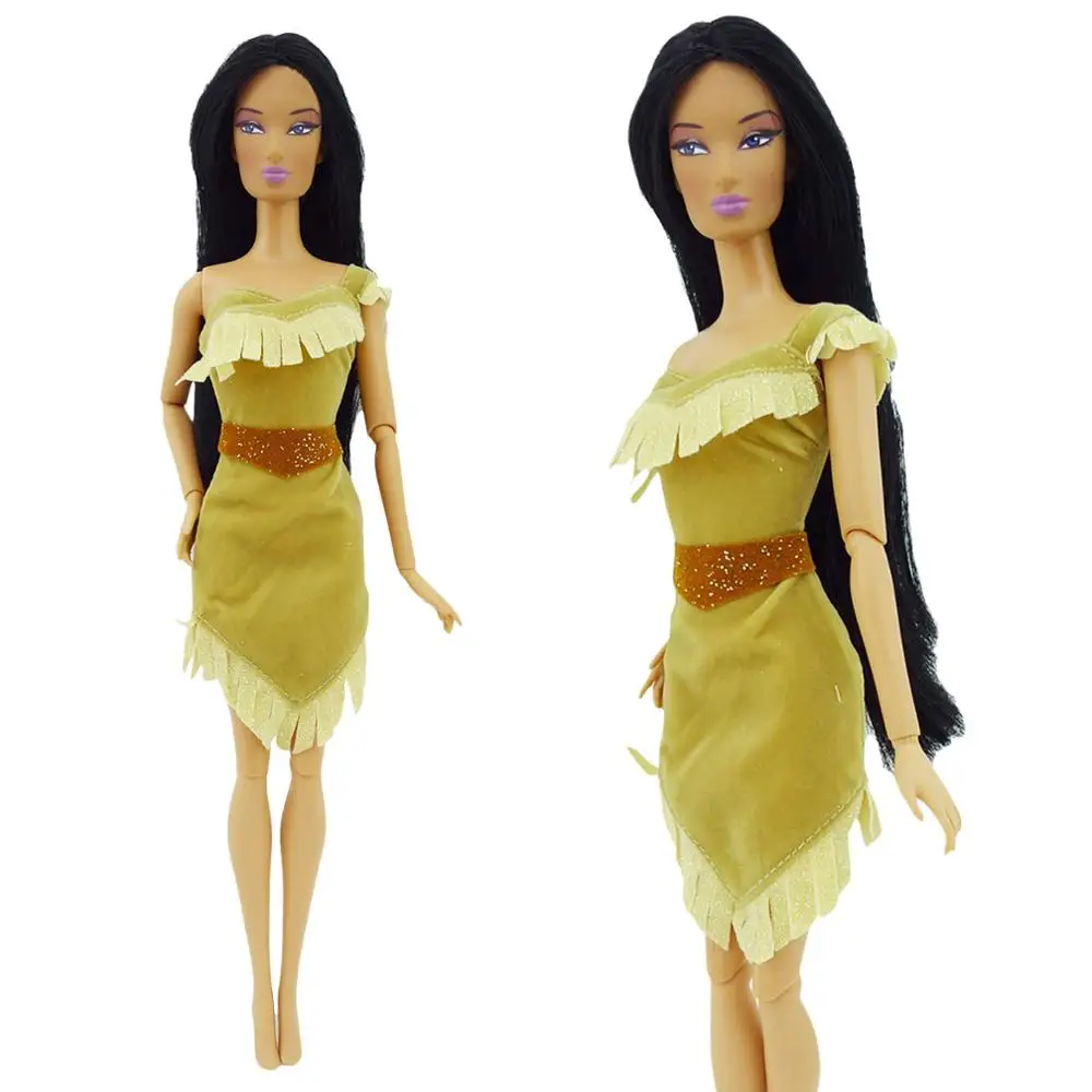 1 шт. модное сказочное платье принцессы копия Pocahontas мини юбка праздничная одежда