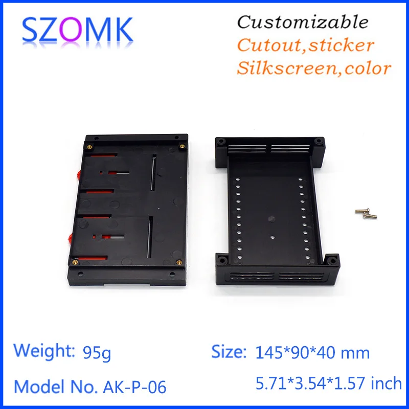 Пластиковый корпус в Шэньчжэне для электроники на din-рейке (1 шт.) 145*90*40 мм
