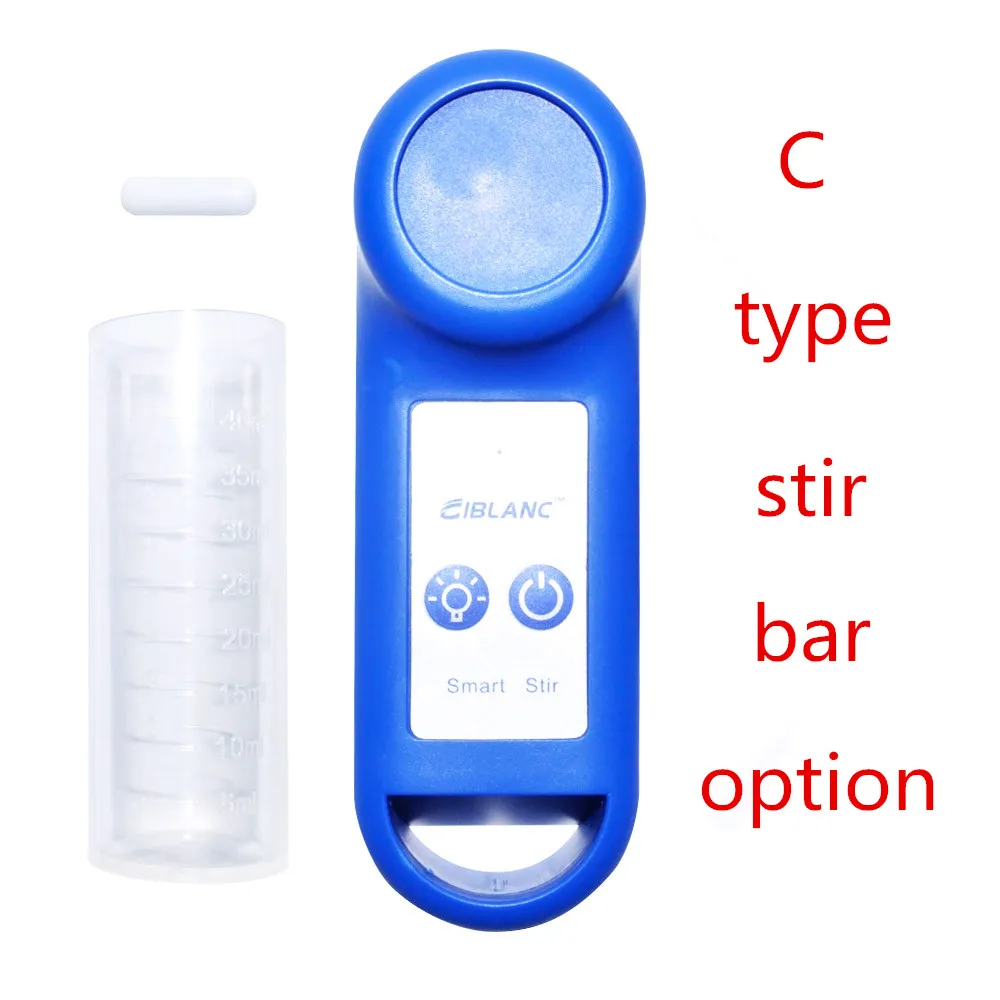 with C type stir bar Портативная магнитная мешалка Smart stir Start-up Pack W/Stir Bar Salifert тест на воду - Цвет: with C type stir bar