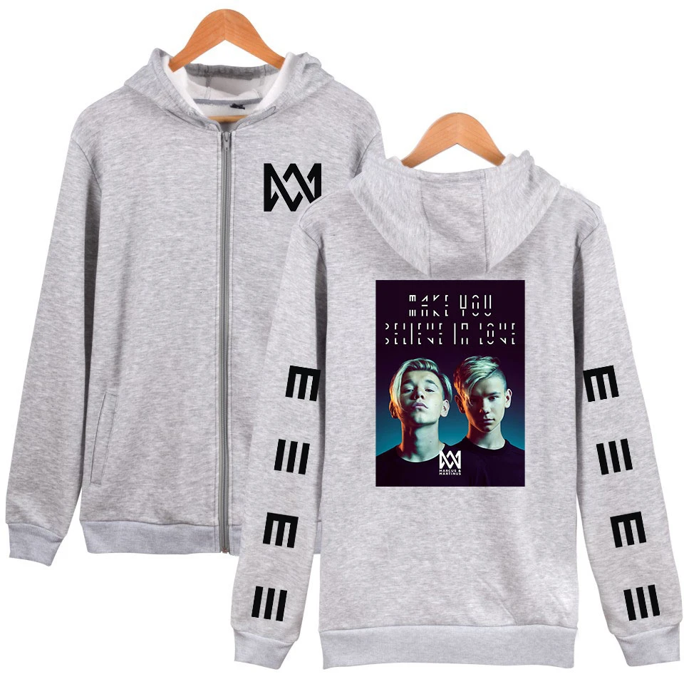 Marcus& Martinus новые ботинки из мягкой кожи на молнии толстовки Толстовка KPOP свободный и удобный на застежке-молнии, с геометрическим узором, Повседневное в стиле «хип-хоп» с молнией