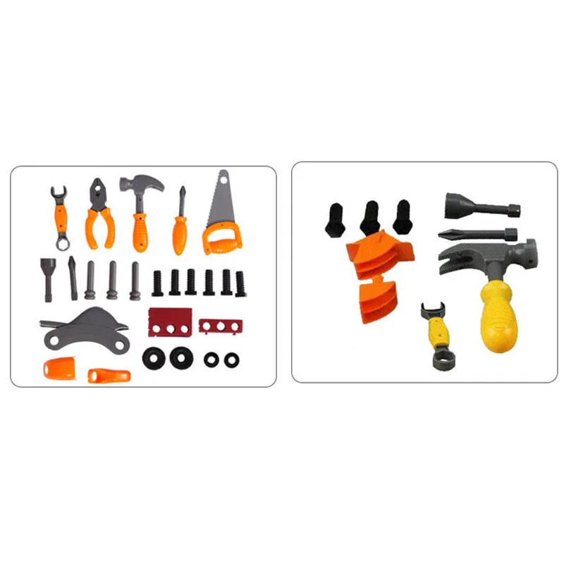 ABS пластиковые дети играют в игрушки ящик для инструментов набор дома игровые