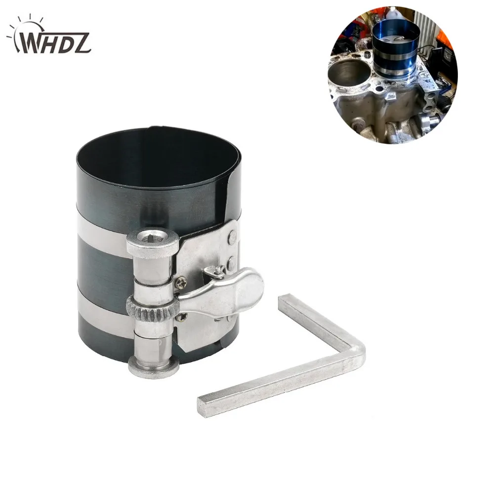 

WHDZ 1pcs 2018 3" Car Engine Piston Ring Compressor Tool Installer Band Ratcheting