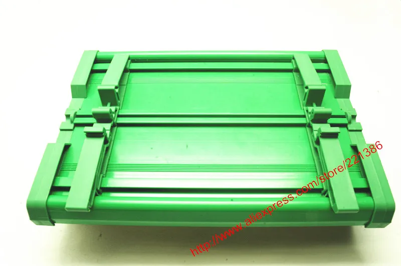 UM122 профиль с крышкой 201 250 мм Корпус для печатной платы PCB din rail carrier плата панели