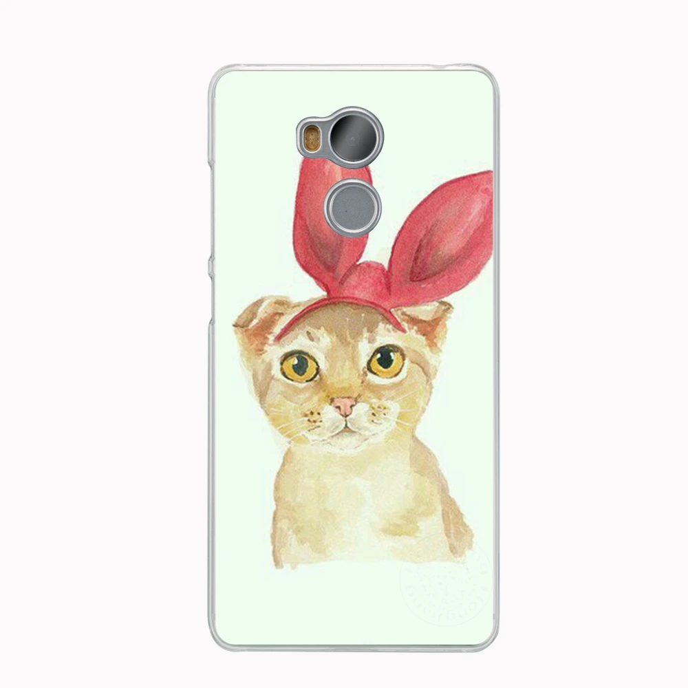 HAMEINUO чехол для телефона с изображением синей Луны милыми котятами Xiaomi redmi 4 1 1s 2 3 3s