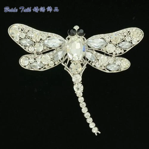 Женская Брошь в виде стрекозы|rhinestone crystal brooch|crystal broochdragonfly brooch |