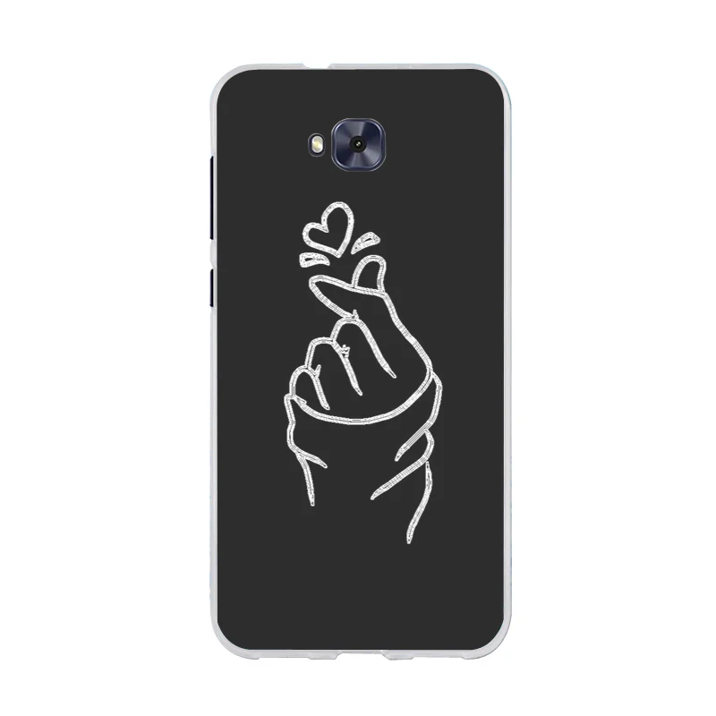 13 Мягкий силиконовый чехол для Asus Zenfone 4 Selfie ZD553KL, чехол с рисунком для Asus Zenfone 4 Selfie ZB553KL, матовый чехол для телефона s Funda - Цвет: 13