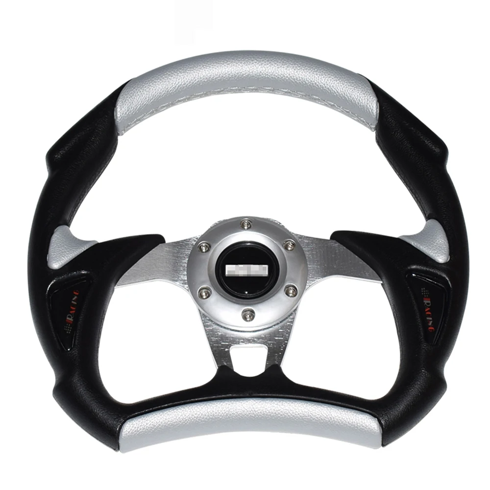 320mm 13inch PU leather Automobile Sport Racing Car Steering Wheel Auto Styling Black Red Silver Blue|racing car steering wheel|car wheelwheel |