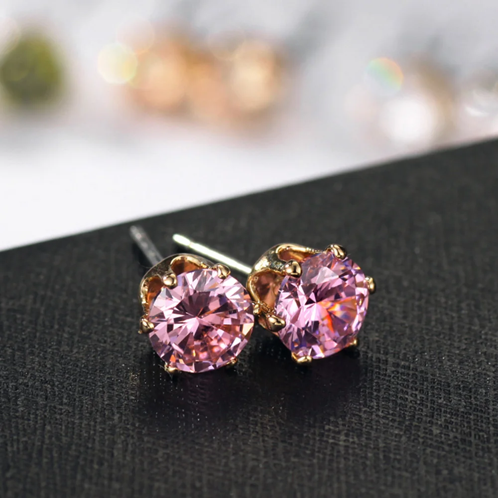 Neoglory маленькие пять пар красочных гвоздиков без никеля женские брендовые модные