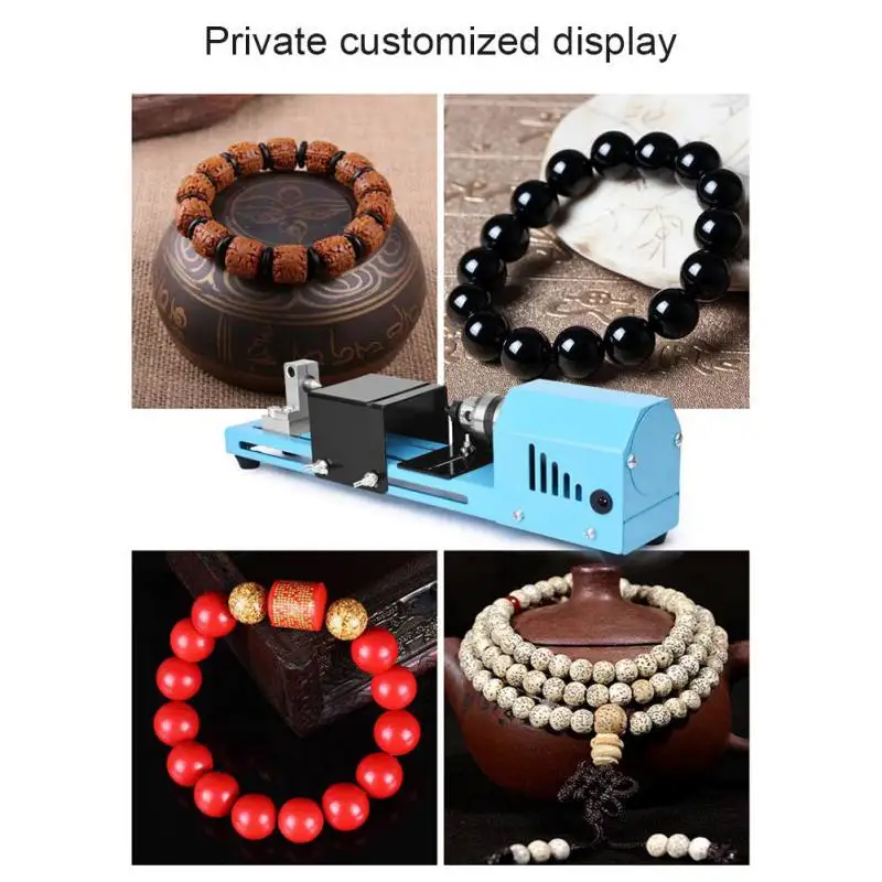 150 Вт мини токарный станок инструменты DIY деревообрабатывающий станок фрезерные станки шлифовальный Полировочный бисер дрель роторный набор инструментов