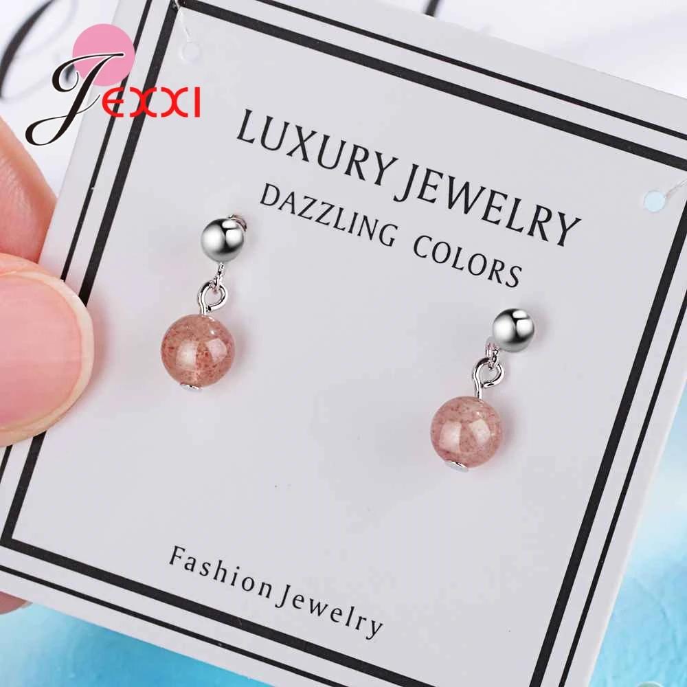 

Original Ball Pendant Earrings 925 Jewelry Luxury Wedding Anillos For Women Valentines Day Gift Wedding Jewelry For Women