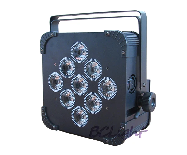 16XLOT Uplighting DJ Party Par can Rechargeable DMX Wireless Battery Powered 6in1 RGBWAUV 9*18w LED Light Dhl free shipping | Лампы и