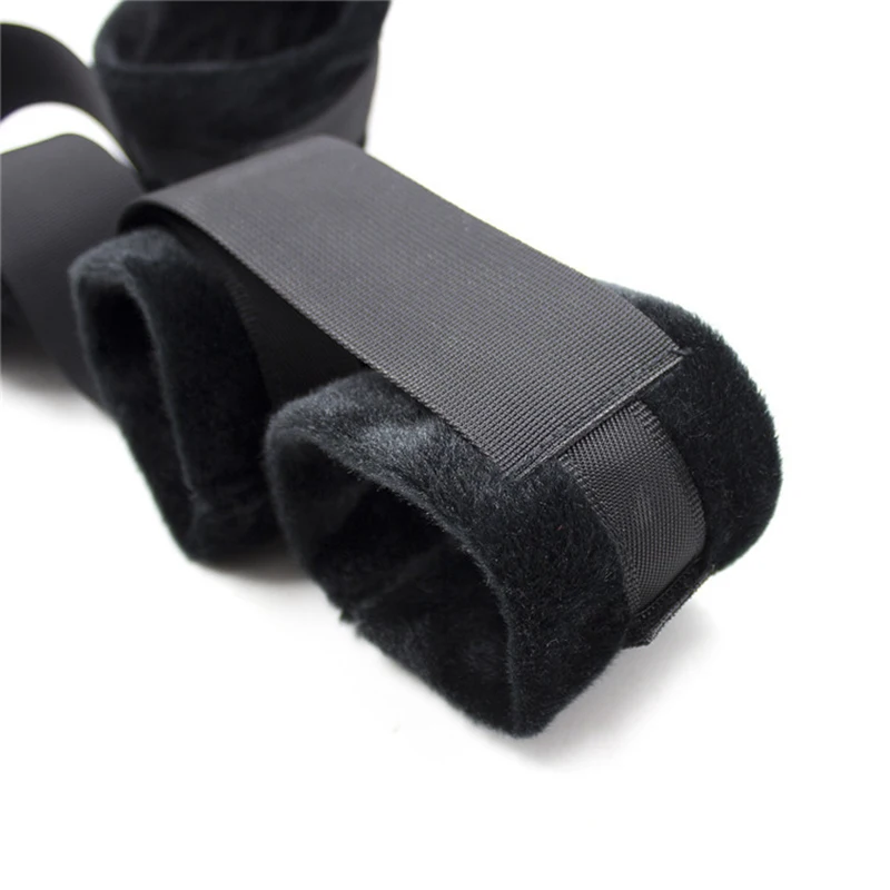 Фетиш бондаж наручники для ног соединить перекрестное удерживание БДСМ интимные