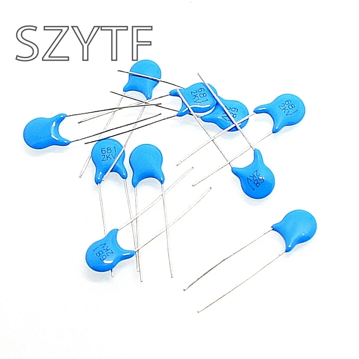 2000V высоковольтные керамические конденсаторы 2KV 681K 680PF|ceramic capacitor|capacitor 2kvhigh voltage