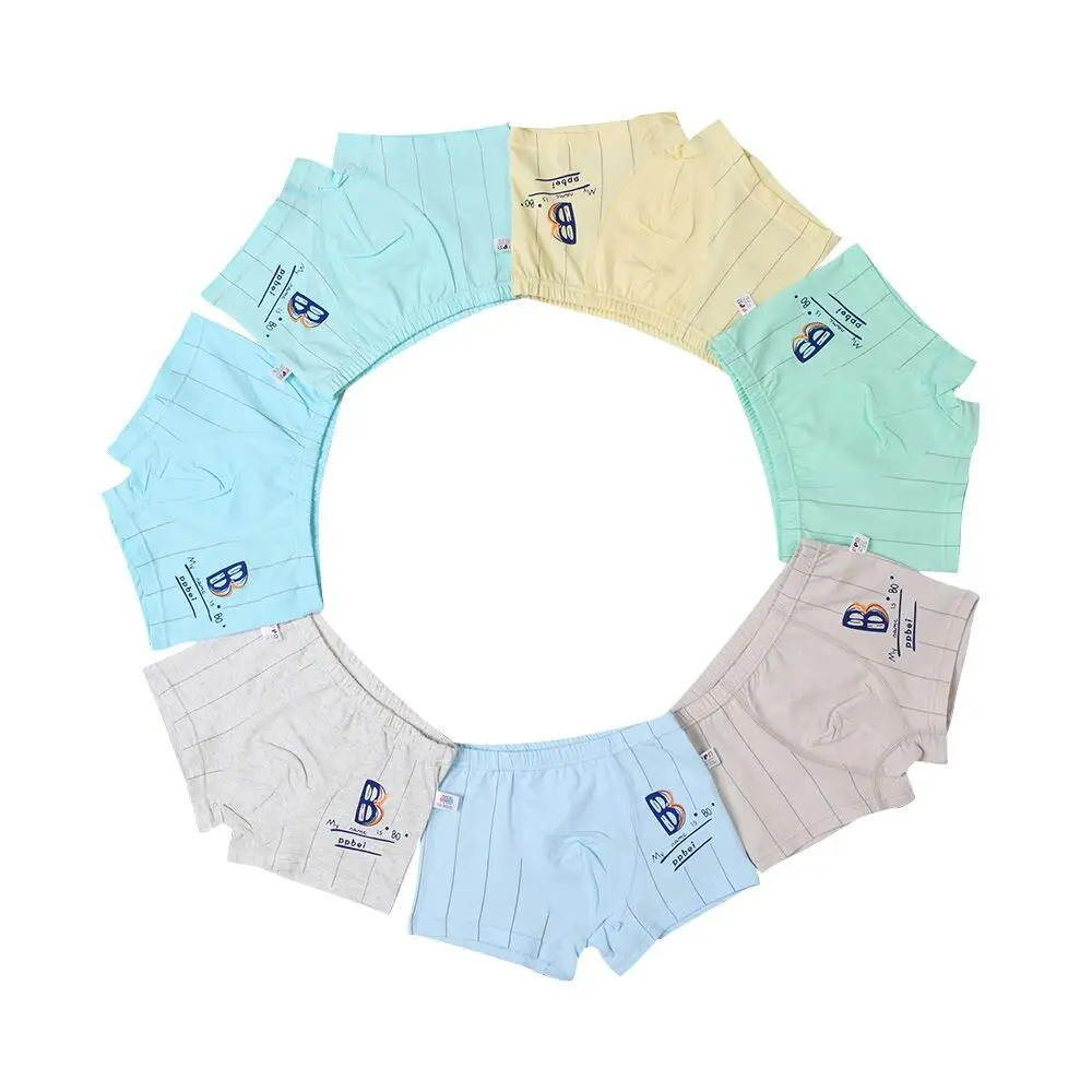6 шт./ хлопкa нижнее белье для мальчиков летние мягкие дышащие детские трусы