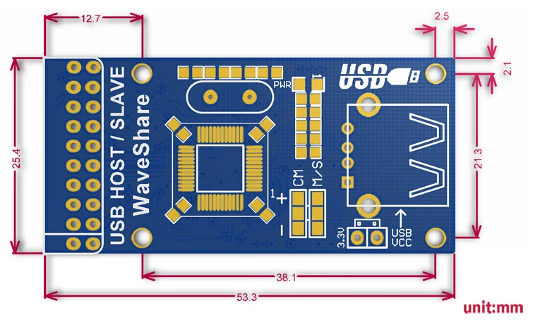 SL811 USB плата SL811HST-AXC SL811HS Узловая ведомая оценка Комплект модуля макетной платы |