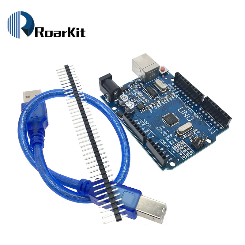 Один комплект UNO R3 (CH340G) CH340 MEGA328P для Arduino с USB кабелем|uno r3|uno r3 unouno ch340g |
