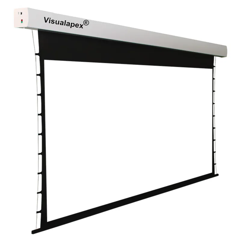 Электрический проекционный экран T3WCW Visualapex с натяжением 160 дюйма 16:10 коэффициент