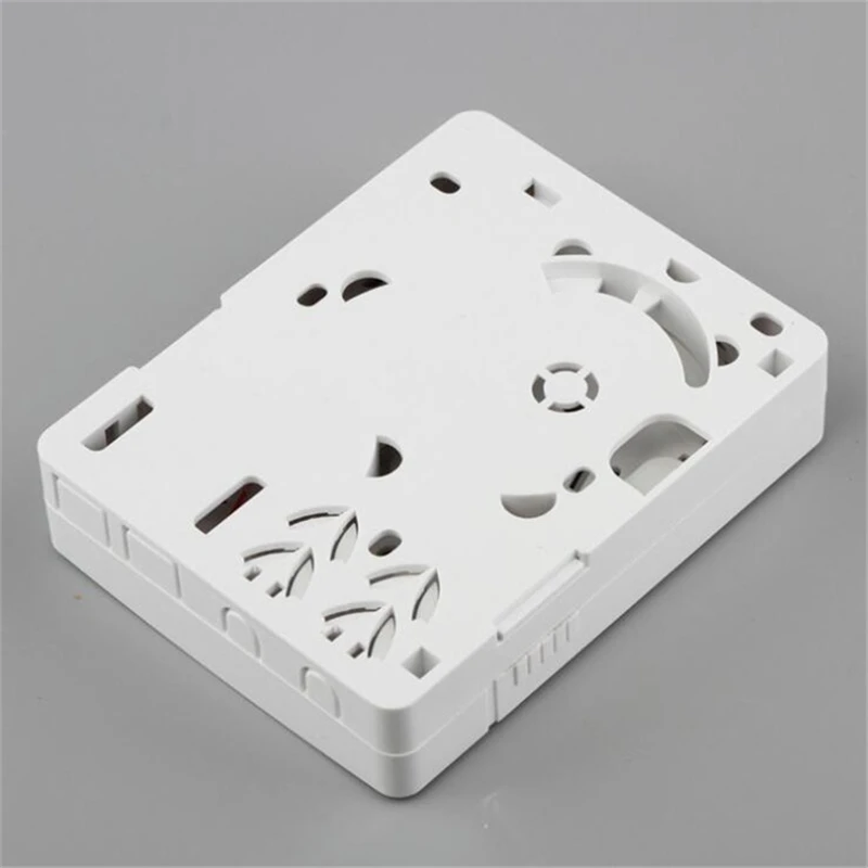 20pcs FTTH Terminal box 2 port SC ABS junction box wall mount desktop patch panel white 2port fiber optic distribution box ELINK