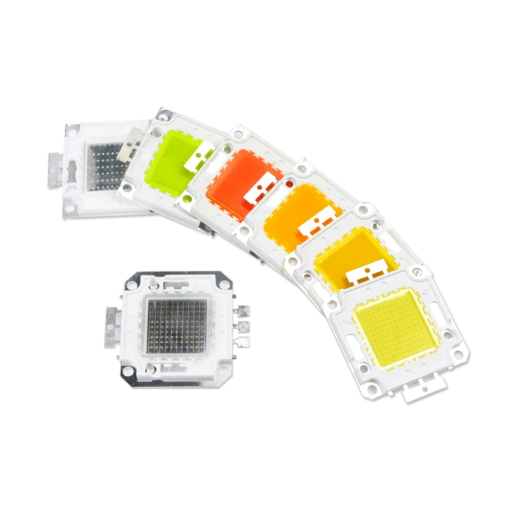 Светодиодный светильник COB 10 Вт 20 30 50 100 RGB светодиодный встроенные диоды лампа чип