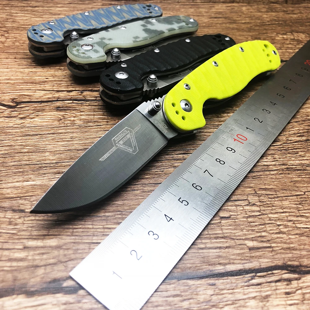 Складной нож ZZSQ RAT Model 2 тактический карманный Клинок с рукояткой стандарта G10