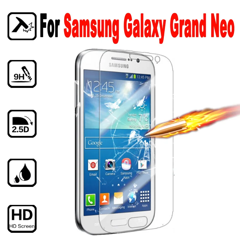Защитное закаленное стекло для Samsung Galaxy i9082 i9060 2 шт. защитная пленка экрана Grand Neo