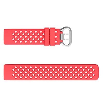 Красный Ремешок для часов для Fitbit Charge 3 Smart Watch Band спортивный силиконовый сменный наручный браслет, ремешок аксессуары для Fitbit Charge3 - Цвет: Красный