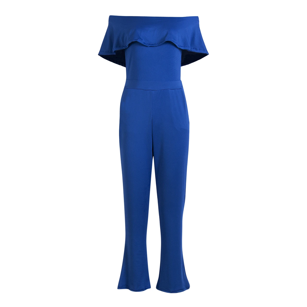 

Fashion Women Ruffles Loose Ladies Clubwear Off Shoulder Summer Playsuit Bodycon Party Jumpsuit Romper Trousers