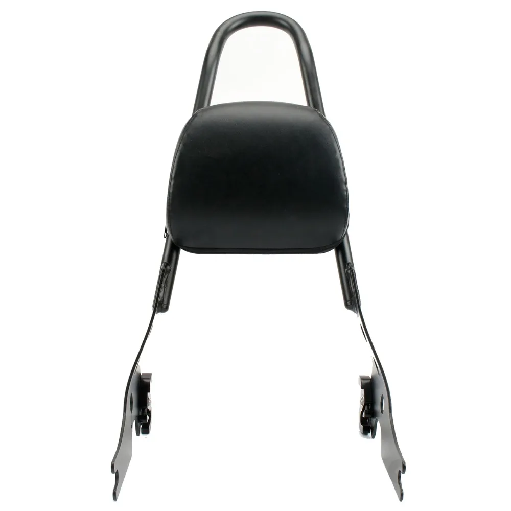Motorcycle Rear Passenger Seat Backrest Sissy Bar Detachable Docking Hardware Pad Kit For 04-lather Harley Sportster 883 1200 XL |