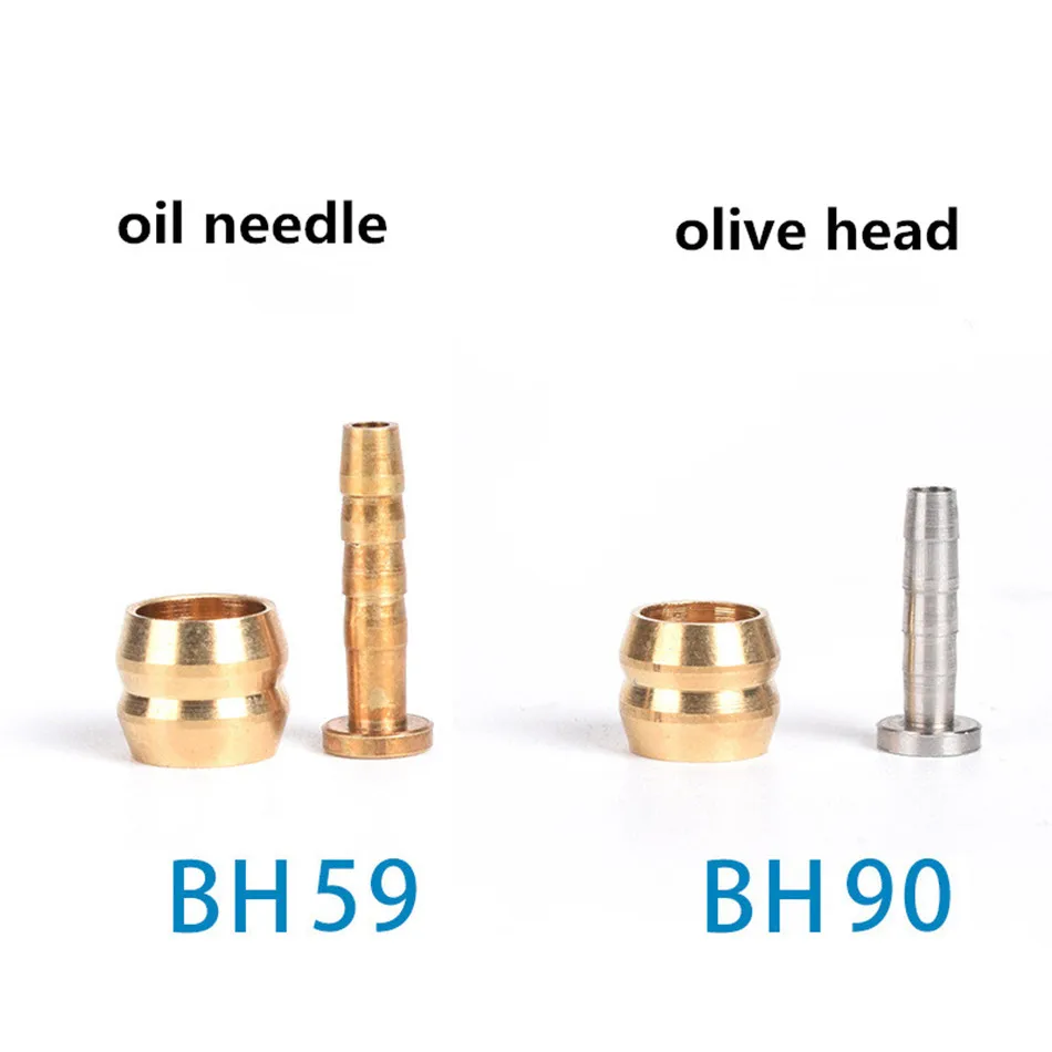 Оливковая головка оливарное масло игла BH90 BH59 трубки отрезают масляные тормозные