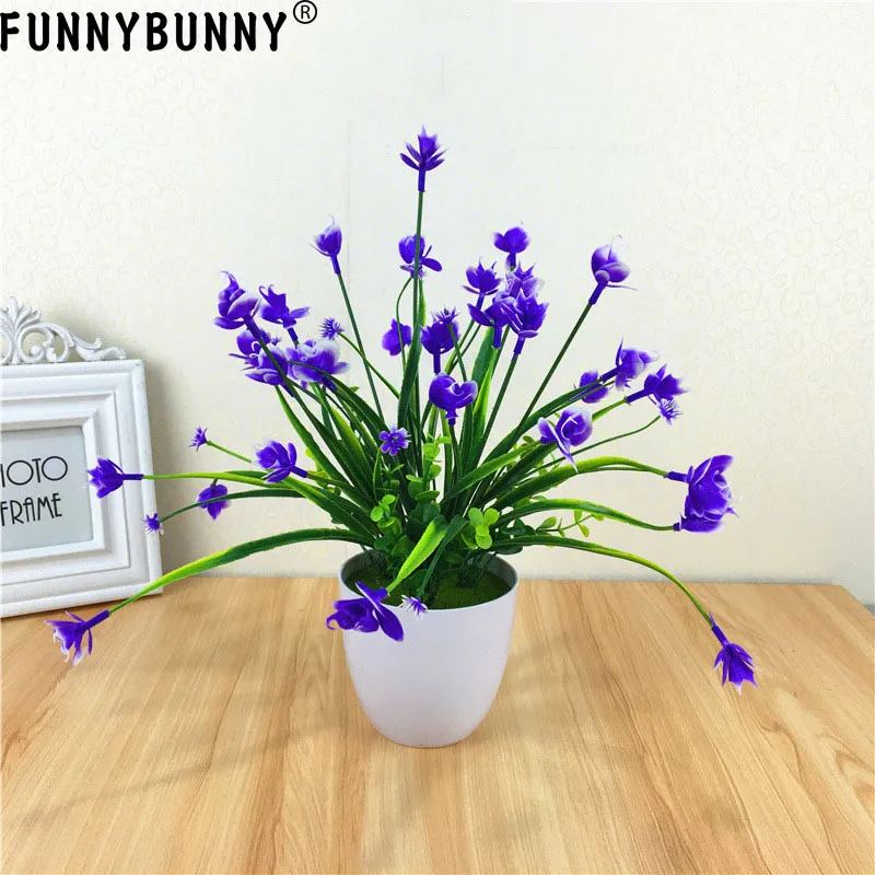 Искусственные цветы FUNNYBUNNY растения искусственная пластиковая зелень кустарники