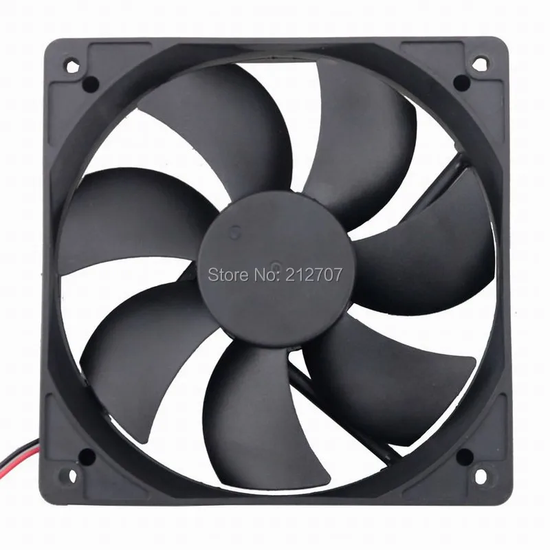 Gdstime 1 шт. 120 мм 5 в 0.2A шарикоподшипник 120x120x25 1500 об/мин DC бесщеточный вентилятор