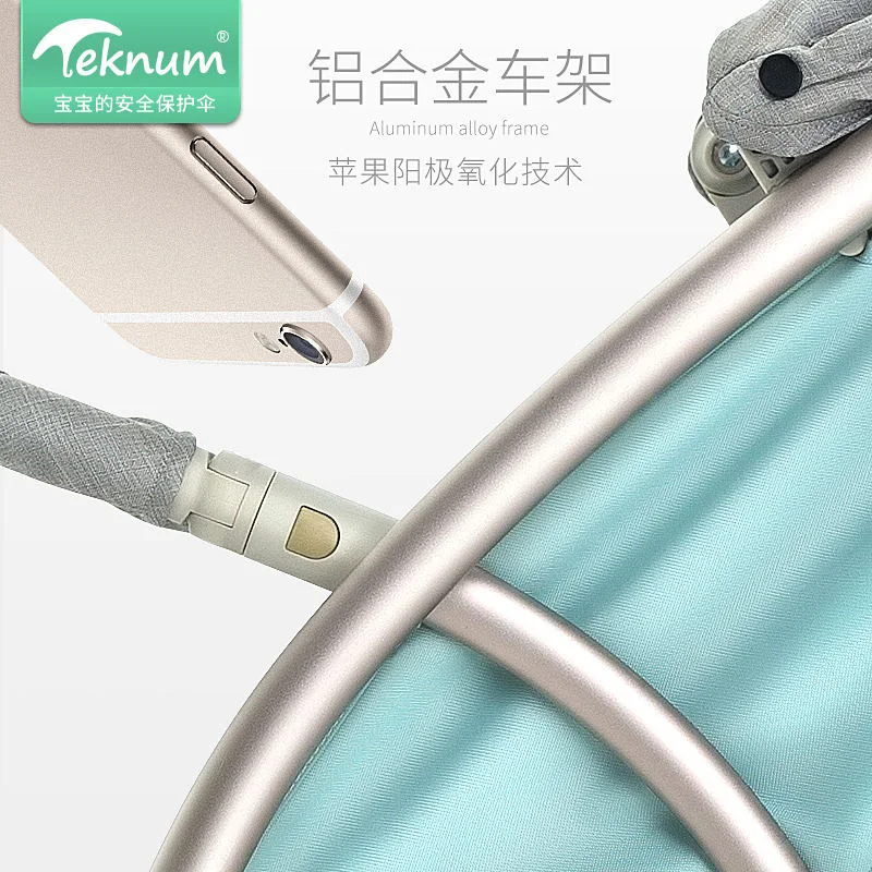 Teknum Детский Светильник толкатель Складная портативная детская тележка с высоким