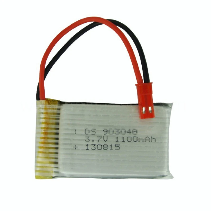 

3.7V 1100mAh Lipo battery For HQ898B H11D H11C Remote control helicopter 3.7 Lipo battery 903048 1100mah JST plug
