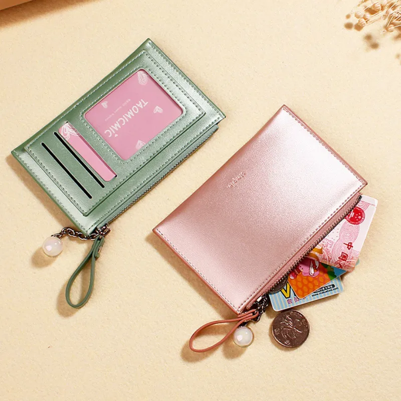 Женский маленький кошелек из искусственной кожи с карманом для монет и карт 2019 |