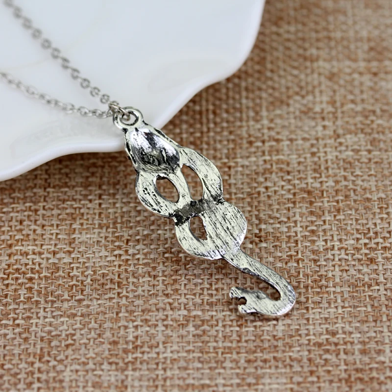 Винтажное ожерелье dongsheng HP с подвеской в виде змеи и черепа s 30|skull necklace|pendant