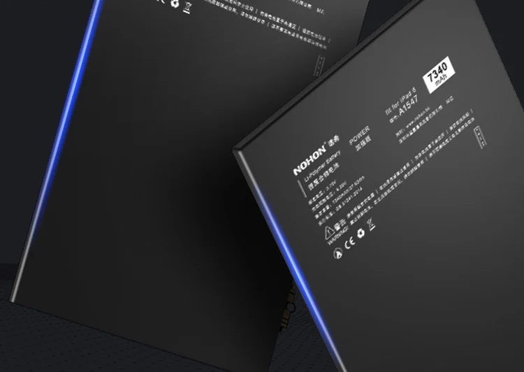 NOHON 7340 мАч батарея для планшета высокой емкости для Apple iPad 6 Air 2 батарея A1566 A1567 A1547 сменная батарея+ Бесплатные инструменты
