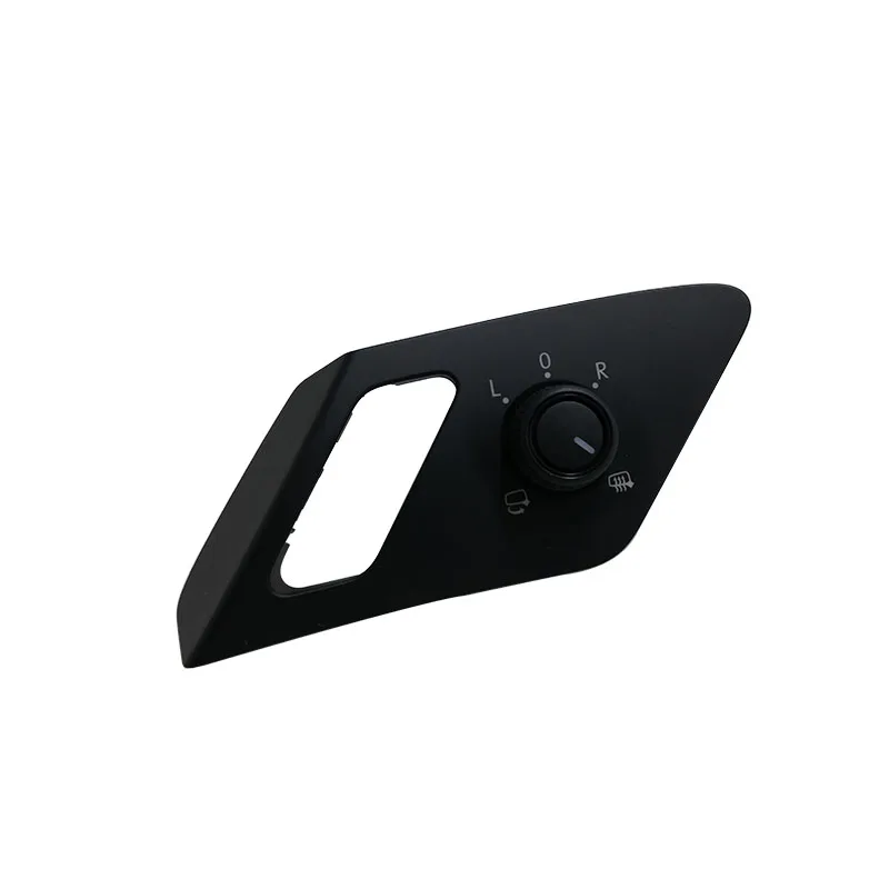 1PCS OEM Black circle Mirror Control Switch with heating and folding For GOLF MK7 5G0 959 565