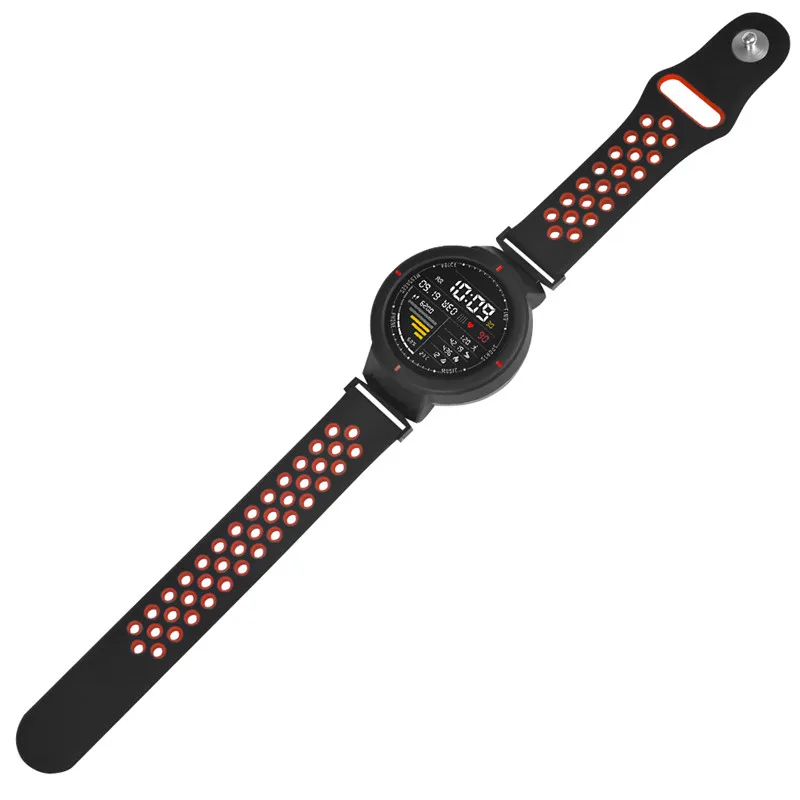 Силиконовый ремешок для смарт-часов Huami Amazfit Verge, двойной цветной ремешок для xiaomi huami amazfit 3 Verge, браслеты