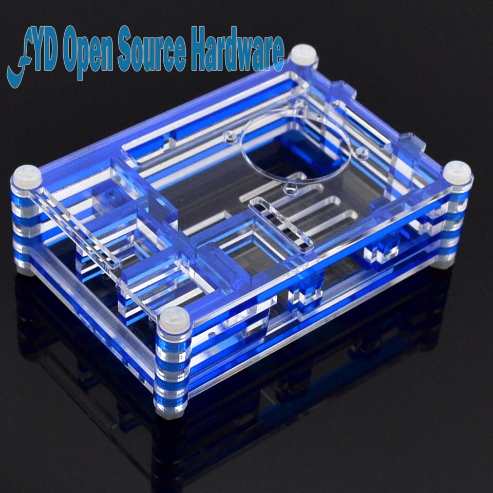 Новейший акриловый корпус с вентилятором для Raspberry PI | Электронные компоненты и