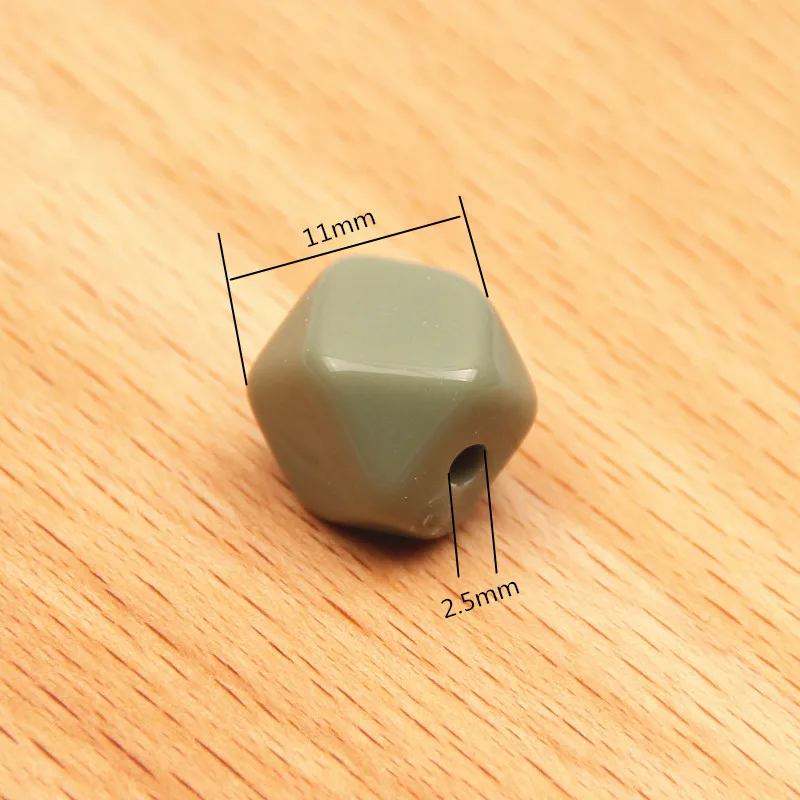 

High Quality 30Pcs Mixed Faceted Beads Acrylic Beads For Jewelry Making Handmade Earring Pendant DIY Findings 11mm