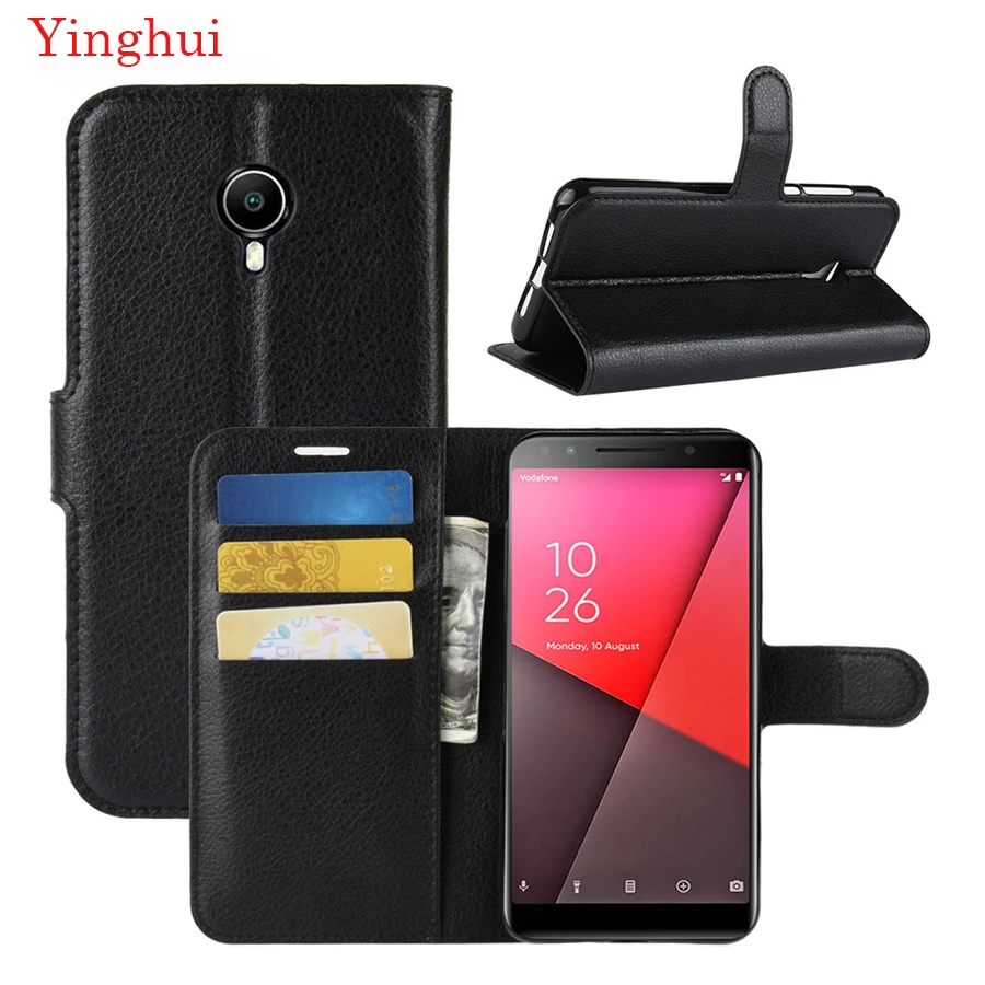 Новинка 2018 для Vodafone Smart N9 lite Чехол кожаный флип-чехол телефона чехол кошелек