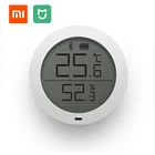 Оригинальный умный датчик температуры и влажности Xiaomi Mijia с Bluetooth, цифровой термометр с ЖК-экраном, измеритель влажности, приложение Mi Home