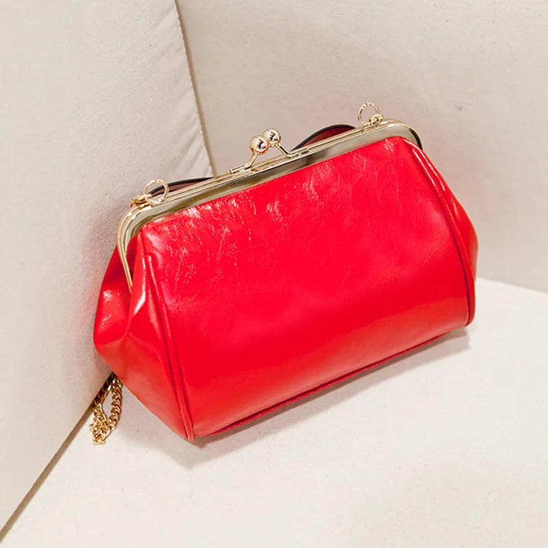 UKQLING Chain Bag Frame Women Messenger Bags with Bow Mini Purse Handbag Lady Clutches Candy Color Crossbody Small Phone | Багаж и сумки