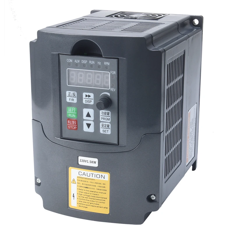1.5KW 220V Inverter VFD Spindle Adjustable Speed Drive Single Phase input 3 Output Frequency Converter | Обустройство дома