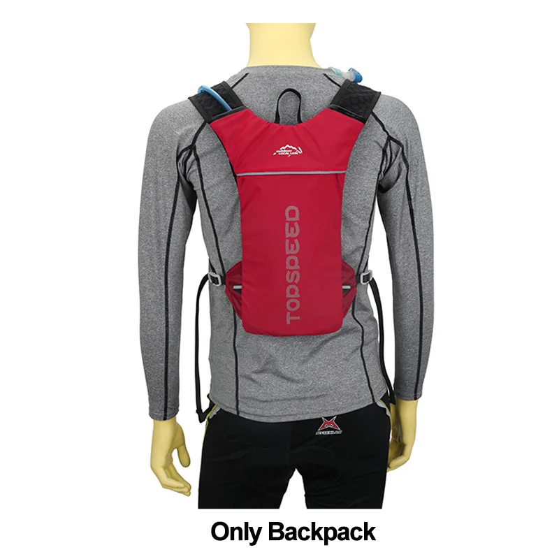 Red Backpack Местная Сумка для бега Лев, рюкзак для бега велосипеда, гидратационный рюкзак для велоспорта, мужская спортивная сумка, водонепроницаемый рюкзак для езды на велосипеде - Цвет: Red Backpack