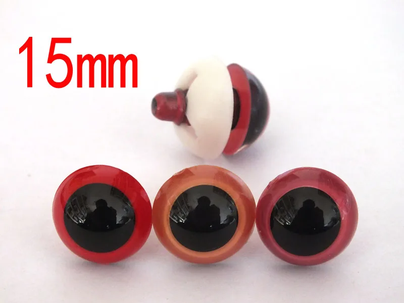 Пластиковые кукольные глаза для изготовления кукол медведей животных 15 мм 3